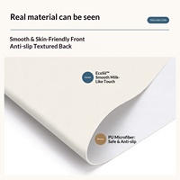 Tapis de bureau antidérapant multi-tailles pour étudiants, imperméable, anti-rayures, réutilisable, pour table à manger