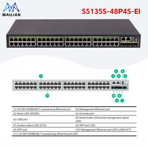 Commutateur d'accès Gigabit amélioré GH3C série S5135 entièrement géré, 16 à 48 ports, option PoE, empilable pour les réseaux d'entreprise - Product Image 3