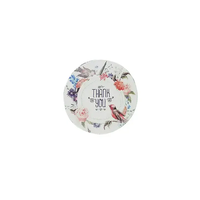 Badges nominatifs ronds modernes en MDF personnalisables par sublimation, 3/4/5/6 pouces, pour badge d'identification de serveur