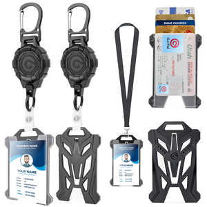 Porte-badge rétractable Handy Booms Fishing GF04, porte-carte d'identité tactique, porte-badge robuste pour la sécurité au bureau - Product Image 1