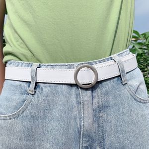 जींस पैंट के लिए महिलाओं के बेल्ट फैशन राउंड बकल महिला पोशाक बेल्ट - Product Image 3