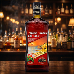 Selección Superior Caffo Distillerie Vecchio Amaro Del Capo Red Hot 1,00 Lt 6 Botellas por Caja Italia 35% Premium - Product Image 2