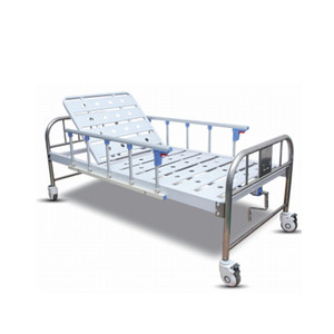 Barandillas laterales económicas de función única para cama de hospital con ruedas, mesa auxiliar Bestran BT-AM307A de acero laminado en frío, 2 años de garantía, Clase I - Product Image 4