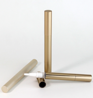 Récipient cosmétique twist 3ml huile pour cuticules ongles vide Aluminium Twist Up rouge à lèvres brillant stylo emballage