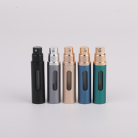 Mini flacons de parfum portables à remplissage par le bas, format voyage 5 ml, atomiseur de luxe pour huiles essentielles