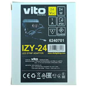 Vito Ac Adapter 24Vdc 1A 24W <b>Led</b> Strip Power Supply For <b>Led</b> <b>Driver</b> - Product Image 2