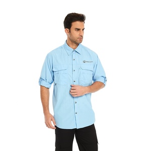 <span class=keywords><strong>Camisa</strong></span> de Pesca Tejida para Hombre, Protección Solar <span class=keywords><strong>PFG</strong></span> Omni-shade UPF 50, Manga Larga, Casual, 100% Nailon, Estilo Bahama - Product Image 3