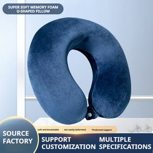 एर्गोनोमिक एडजस्टेबल एंटी-स्नॉर्रिंग यू-आकार यात्रा गर्दन तकिया मेमोरी फोम समर्थन लाइटवेट (<0.5 किलो) वाशेबल तकिए - Product Image 2