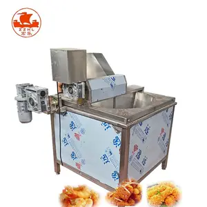 Automatic Stirring Peanut Plantain Chips Frying Machine Batch Gas Chicken Pressure Fryer