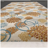 Tapis tufté beige en PP et nylon, prêt à l'emploi, pour hôtel, moquette murale moderne