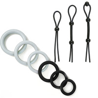 Fabriqué en silicone souple de qualité supérieure, hautement élastique, doux pour la peau et confortable à porter, jouets sexuels
