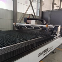 Prix Usine Nouvelle Machine de Découpe Laser Fibre Monotable 4020 3KW 6KW CNC Cypcut avec Refroidisseur d'Eau Tongfei pour la Fabrication Métallique