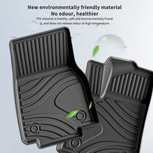 Muchkey Tapis TPE pour 2015 2016 2017 2018 <span class=keywords><strong>2019</strong></span> 2020 Ford <span class=keywords><strong>Mustang</strong></span> <span class=keywords><strong>Accessoires</strong></span> de voiture Tapis de sol spécial imperméable tout temps pour voiture - Product Image 3