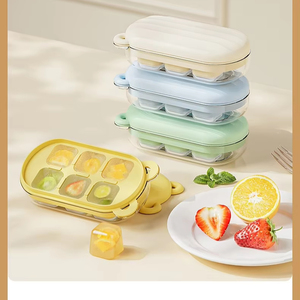 Juego de moldes para bandeja de hielo, de calidad alimentaria, ecológicos, portátiles, que ahorran espacio, reutilizables, compatibles con accesorios para hacer cubitos de hielo, cócteles y whisky - Product Image 2