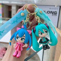 Peluche personnalisée Hatsune Miku de dessin animé japonais, broche décorative, animal en peluche pour machine à attraper