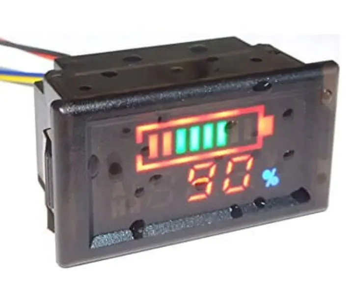 Battery monitor 12/24/36/48/60/72/84/96V SLA/Lithium polymer/LiFePO4/NiMH battery voltage monitor