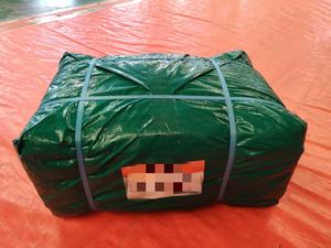 Lona de PE al por mayor, 90-120 g/m², lámina recubierta de LDPE, peso personalizado, lona tejida antimoho, hilo de 600D-900D de alta densidad - Product Image 4