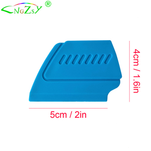 Màu vàng màu xanh nhỏ giống cây chổi di động bảo vệ màn hình gói xe lá nhãn dán tự động chăm sóc scraper chịu nhiệt độ cao A14 - Product Image 5