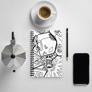 # Quaderno per schizzi a spirale con raggio laser robotico 36 - Product Image 4