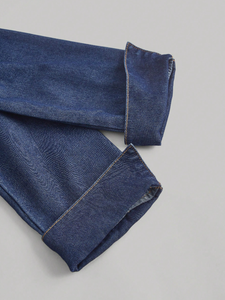 Robe longue en jean avec ceinture en jean Trench-coat respirant boutonné décontracté tunique de printemps surdimensionnée vêtements d'extérieur - Product Image 3