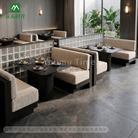 Ensemble table et chaises de salle à manger en aluminium moderne Senju Commercial Furniture pour café, hôtel, usage extérieur - Durable et imperméable