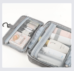 Caustom Logo Waterproof Travel Hanging Toiletry <strong>Bag</strong> for Women <strong>Makeup</strong> Multi <strong>Compartment</strong> Toiletry Cosmetic <strong>Bags</strong> - Product Image 5