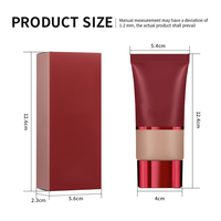 Fond de teint liquide mat doux, fini naturel, longue tenue, marque privée