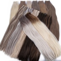 Extensiones de Cabello Remy Doblemente Tejidas Honorhair, Teñidas, Genius Weft, Sin Costuras, Invisibles, para Salones