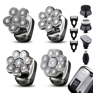 Custom Bald <b>Head</b> Shavers for Men Waterproof Barber Nose Hair Beard Trimmer Shaving Machine Rechargeable Electric <b>Razor</b> - Product Image 1