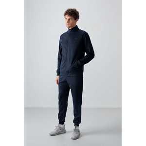 Conjunto Deportivo Azul Marino para Hombre, Corte Estándar, Casual, Transpirable, Tela de 360 Gramos - Product Image 3