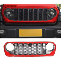 Grille avant de remplacement en plastique ABS multicolore pour Wrangler JL 2018-2024 JLU Gladiator JT Accessoires extérieurs