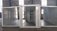 Maison préfabriquée Maison en conteneur extensible 3 chambres à coucher 40 pieds Sécurité Villas préfabriquées de luxe Maison en conteneur