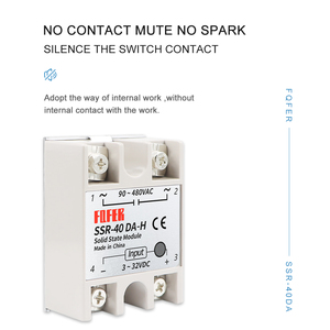 Rơ Le Trạng Thái Rắn Một Pha 10-100A Chịu Điện Áp Cao <span class=keywords><strong>SSR</strong></span> 40DA-<span class=keywords><strong>H</strong></span> DC Điều Khiển AC <span class=keywords><strong>SSR</strong></span> 50DA-<span class=keywords><strong>H</strong></span> Sản Phẩm Phổ Biến - Product Image 5