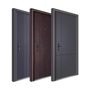 Rogenilan Fabricant de portes d'entrée blindées en acier inoxydable de Chine Portes d'entrée de sécurité en métal turc <span class=keywords><strong>Prix</strong></span> - Product Image 3