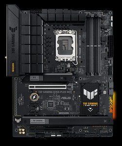 Carte mère TUF <span class=keywords><strong>GAMING</strong></span> B760M-PLUS <span class=keywords><strong>WIFI</strong></span> II Heavy Cannon de deuxième génération DDR5 avec socket de mémoire DDR4 de 128 Go - Product Image 4