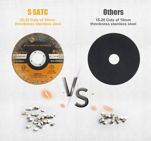 SATC T41 4-1/2 ''x 0,04'' x 7/8 ''Trennscheiben für Metall und Edelstahl für Aluminium-Winkels chl eifer 115x1x22mm Schneid scheiben - Product Image 4