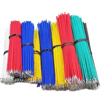 Fil de connexion isolé en PVC 12141618 2022 AWG300V Câble électronique en cuivre étamé à un seul conducteur