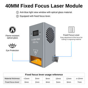 LASER TREE 20W Module de gravure laser CNC à puissance <span class=keywords><strong>optique</strong></span> avec pièces d'équipement de coupe Lazer à <span class=keywords><strong>assistance</strong></span> pneumatique Livraison gratuite aux États-Unis - Product Image 2