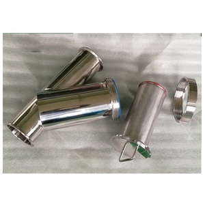 2 "thực phẩm và đồ uống lọc thép không gỉ Tri kẹp vệ sinh <span class=keywords><strong>y</strong></span> Loại bộ lọc - Product Image 6