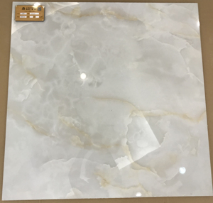 Materiali Edili JBN, Lastre in Porcellana Effetto Marmo Dorato 800x800mm, Ceramica Lucida Blu per Interni, Soggiorno, <span class=keywords><strong>Cucina</strong></span>, Bagno - Product Image 3