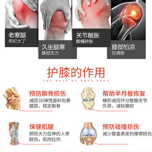 ทูริง เมดิคอล สนับเข่าแบบยาวปานกลาง ช่วยรักษาความอบอุ่นบริเวณข้อต่อ สำหรับผู้ชายและผู้หญิง บรรเทาอาการปวด ป้องกันขา - Product Image 3