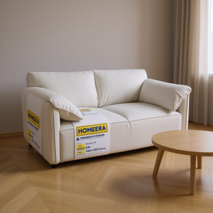 Homeera Three Seat <b>Sofa</b> 1800x1000x780mm Fabric Upholstered <b>Modern</b> Living Room <b>Sofa</b> <b>Bed</b> - Product Image 2