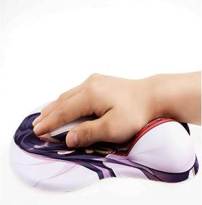 Boa Hancock 3D Anime tapis de souris tapis de souris ergonomiques Silicone support antidérapant mignon Gel tapis de souris pour bureau maison - Product Image 3