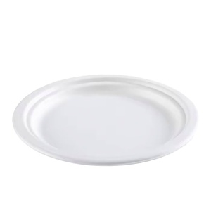 Multi-Multifunctional Sugarcane Bagasse 9 Inch <b>Disposable</b> Biodegradable <b>Plate</b> for Food Serving - Product Image 1