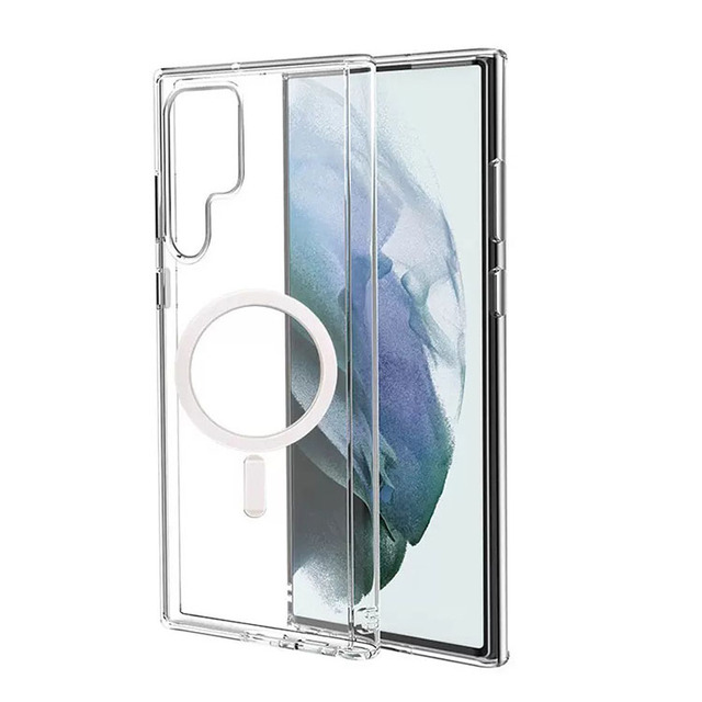 Cell Phone Accessories Mobile Cover Case Clear Magnetic Phone Protector for Samsung Galaxy S24 S24 Plus S24 Ultra Wireless Case