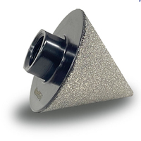Pexmientas brasé diamant trou alésage foret carrelage pierre céramique chanfrein roue diamant meulage tête chanfrein peu