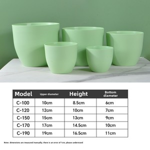 Nouveau pot de fleurs moderne nordique simple <span class=keywords><strong>pour</strong></span> la maison, grand, vert mat, épaissi, en forme d'œuf, <span class=keywords><strong>pour</strong></span> plantes vertes, vente en gros, <span class=keywords><strong>pour</strong></span> sol de serre - Product Image 4