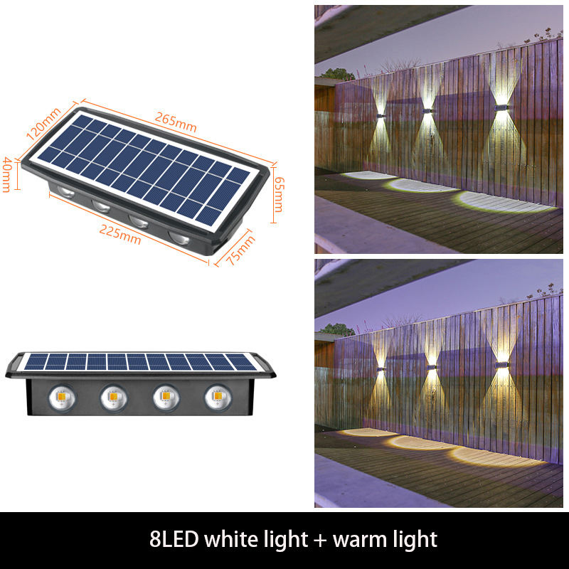 แสงอบอุ่น8LED + แสงสีขาว