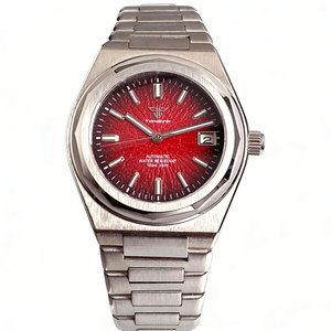 <span class=keywords><strong>Montre</strong></span> automatique Tandorio 10 ATM pour homme, mouvement japonais NH35A, cadran <span class=keywords><strong>noir</strong></span> motif tasse à thé, date, verre saphir, <span class=keywords><strong>montre</strong></span> de luxe, <span class=keywords><strong>bracelet</strong></span> en <span class=keywords><strong>acier</strong></span> inoxydable - Product Image 1