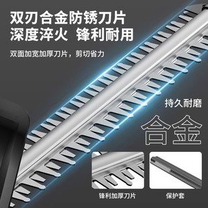 Nouvelle tondeuse à haies électrique portable, batterie au lithium, <span class=keywords><strong>multifonction</strong></span>, aménagement paysager extérieur, tondeuse à double lame - Product Image 2